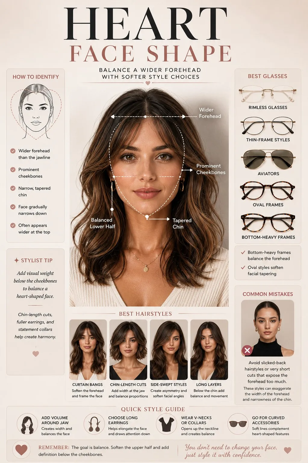 Heart Face Shape Guide