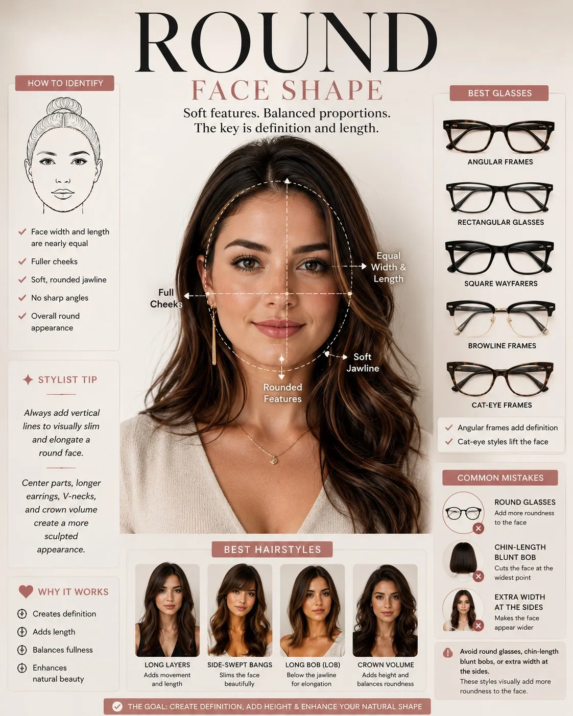 Round Face Shape Guide