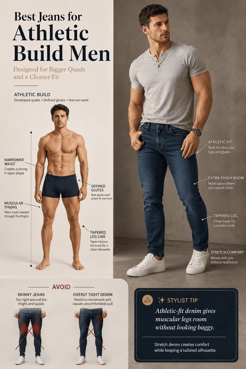 Athletic Men's Jeans Guide