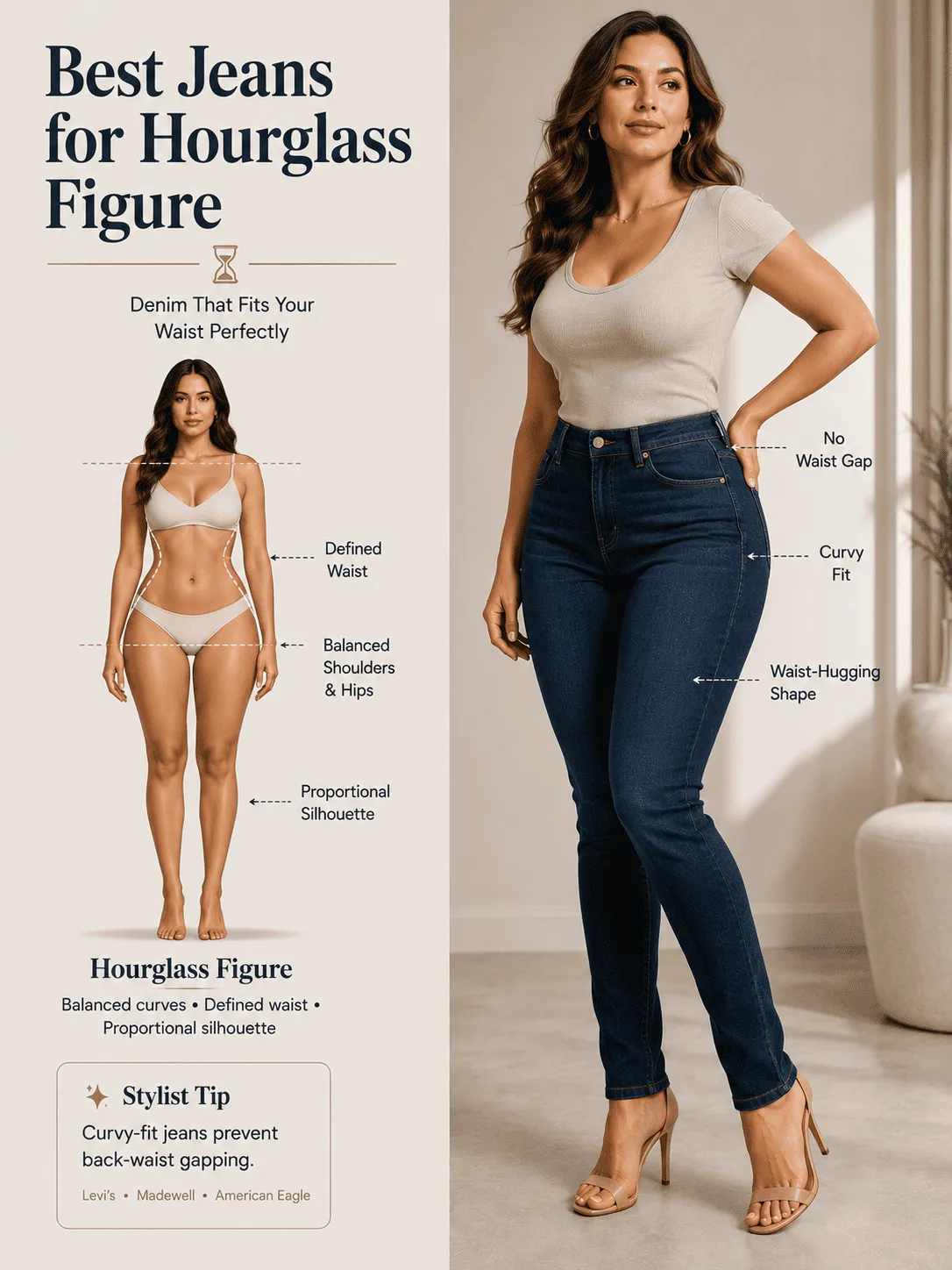Hourglass Shape Jeans Guide
