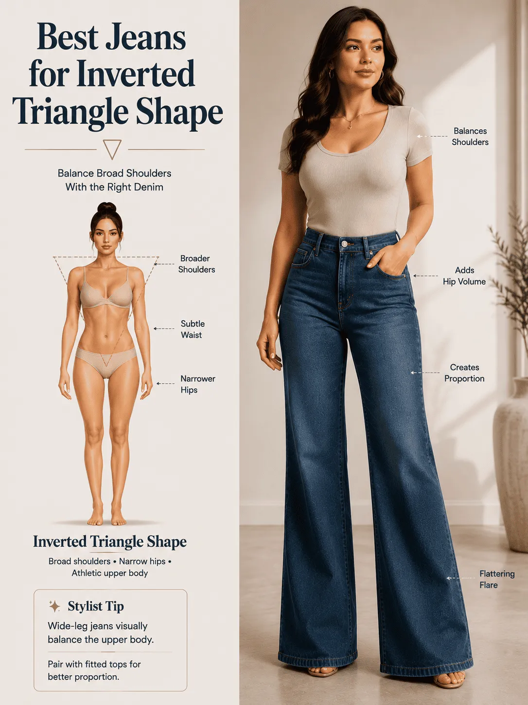 Inverted Triangle Jeans Guide