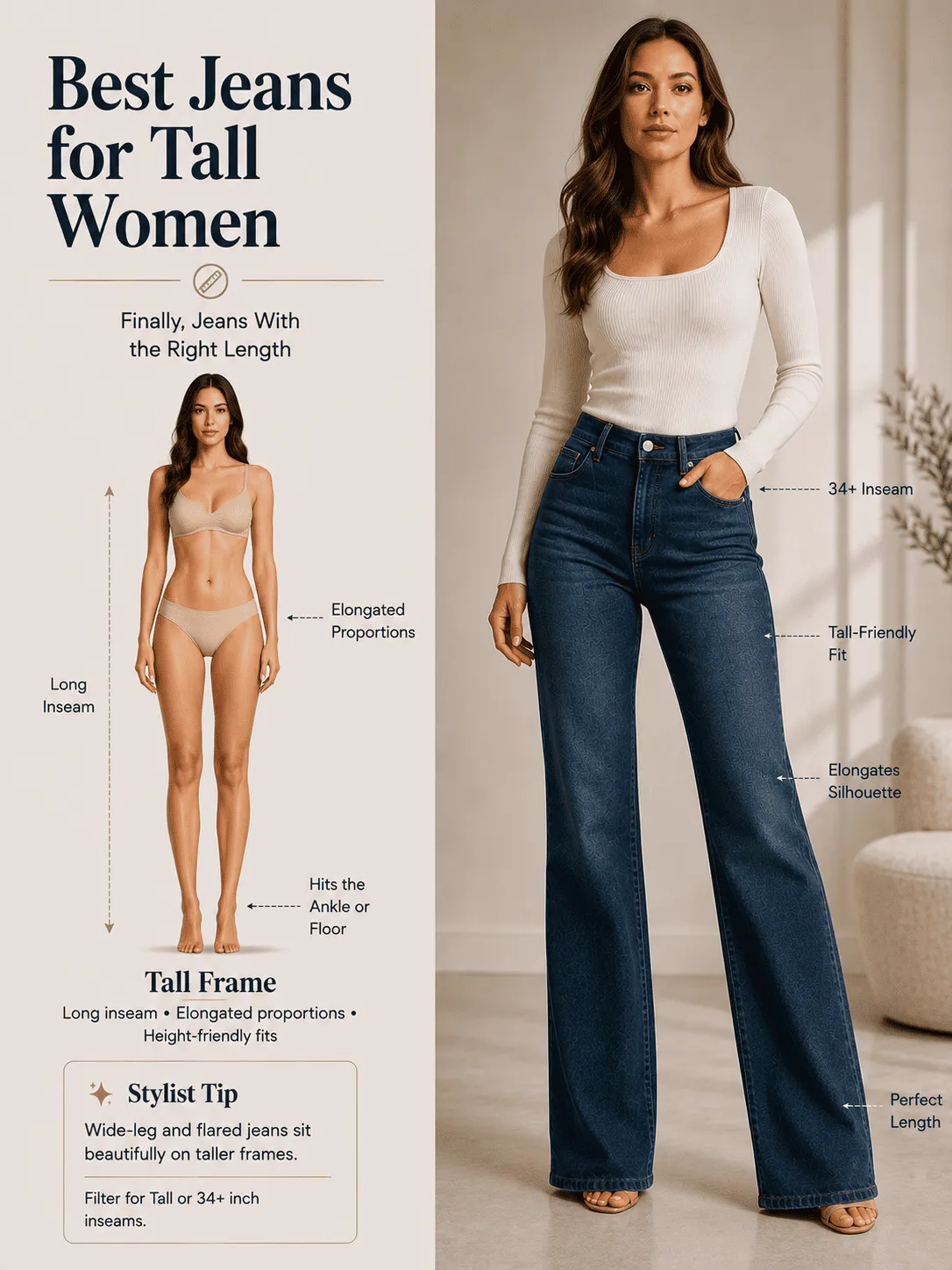 Tall Women's Jeans Guide