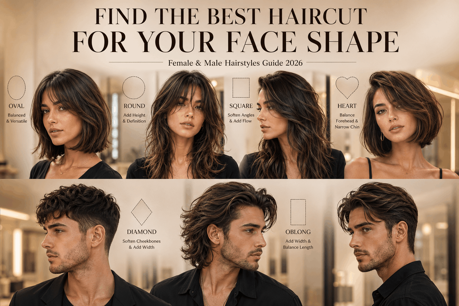 Best Haircut for Your Face Shape: 2026 Trends