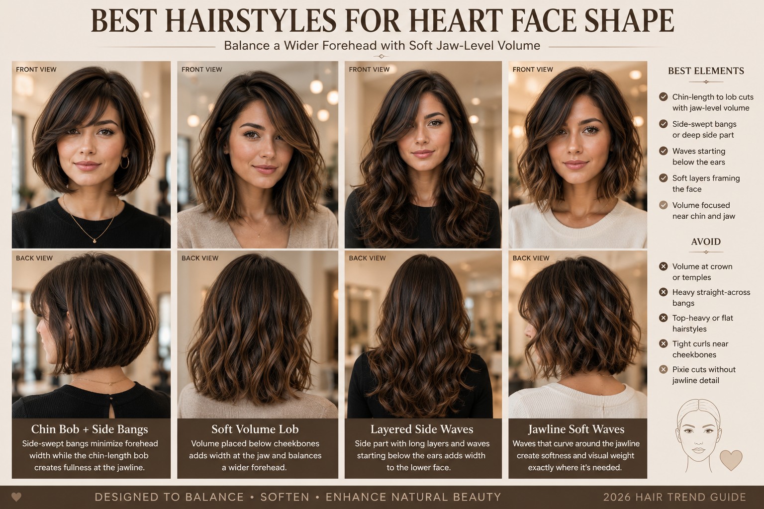 Chin-Length Bob with Side-Swept Bangs women 1