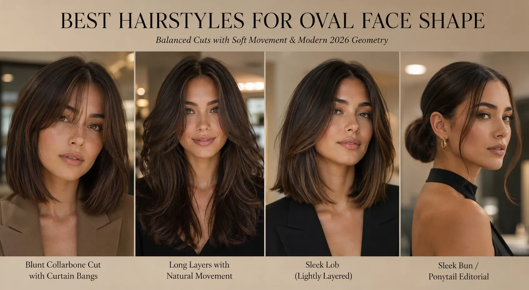 Oval Face Haircut Guide for Women