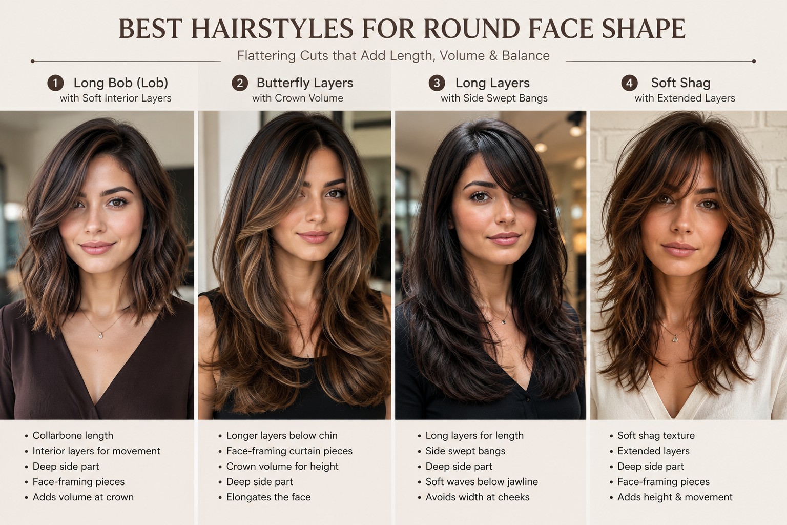 Long Bob (Lob) with Soft Interior Layers women 1