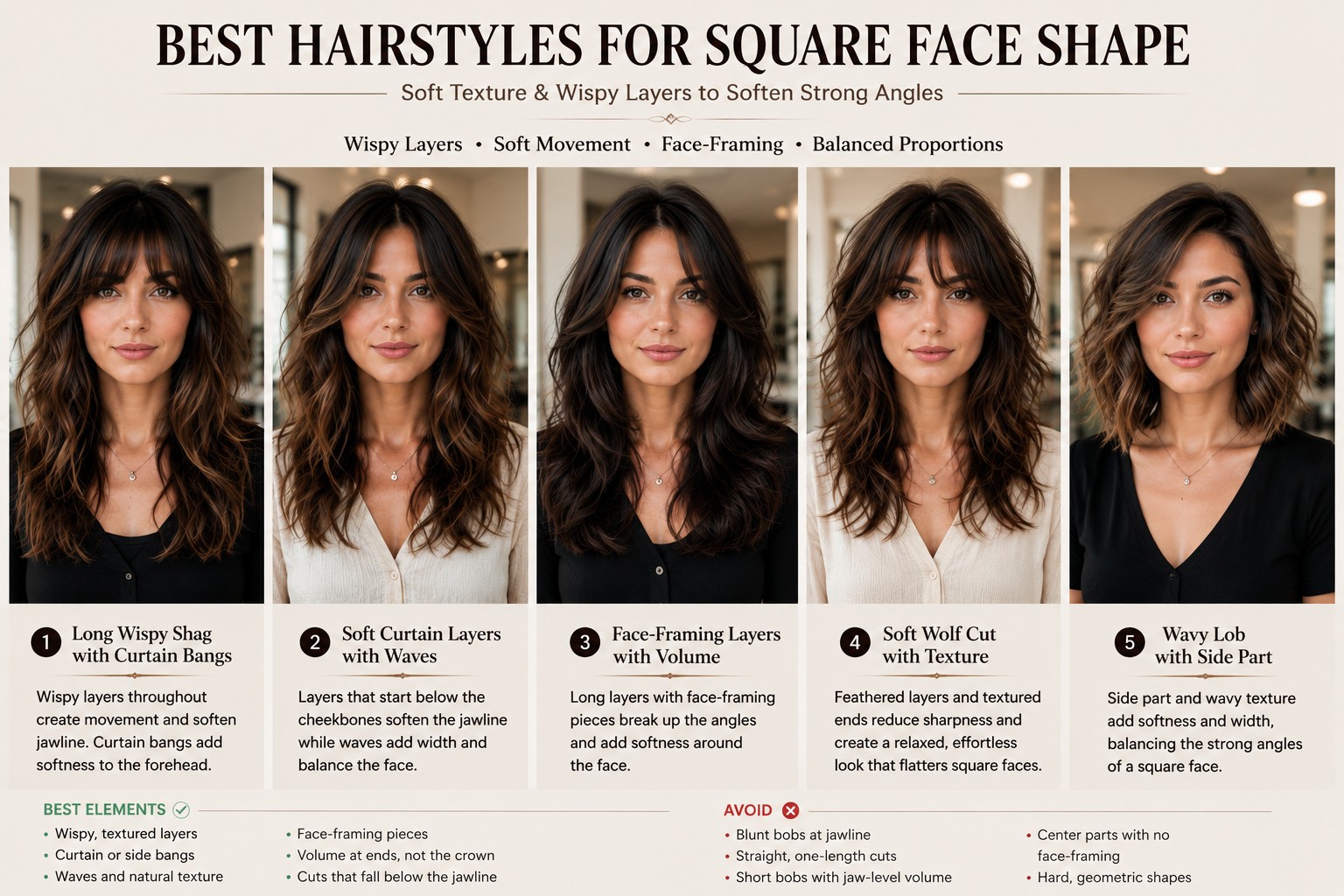 Long Wispy Shag with Soft Textured Layers women 1
