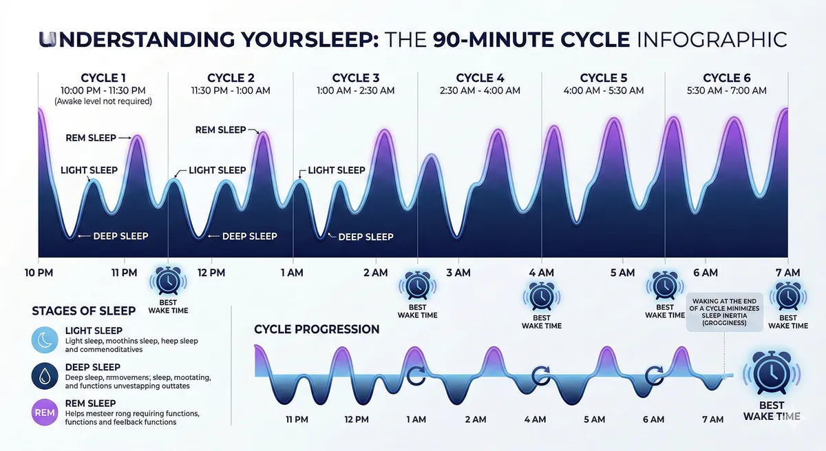 Sleep Cycle Timing Visual Guide